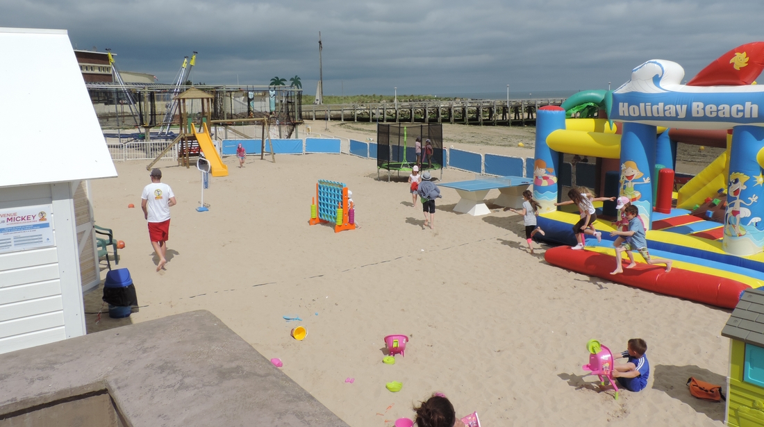 Le club de plage de Courseulles