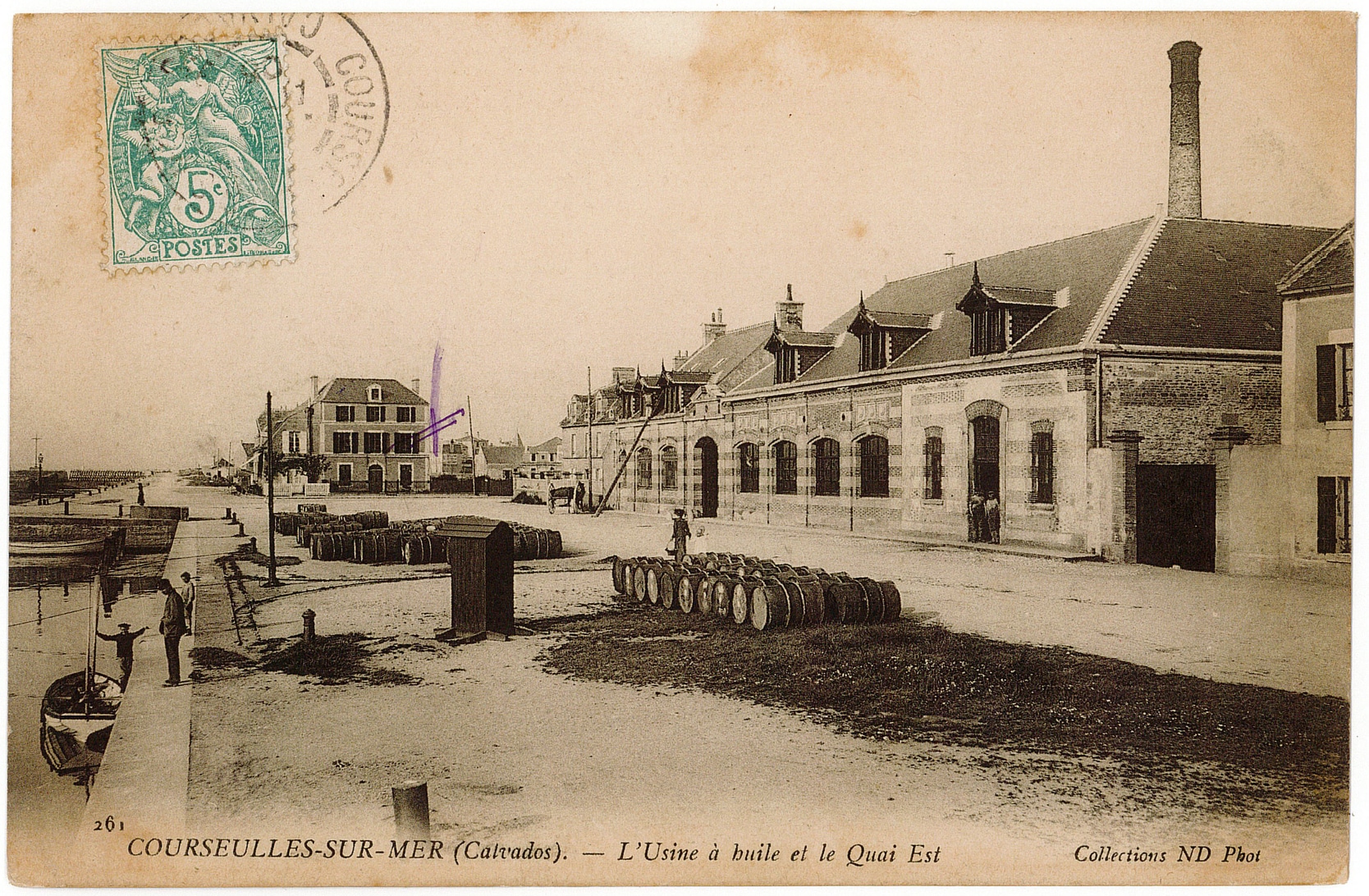 149.1 - Usine à huile et quai est - port - 07-08-1905 - © Jean-Pierre Fritz